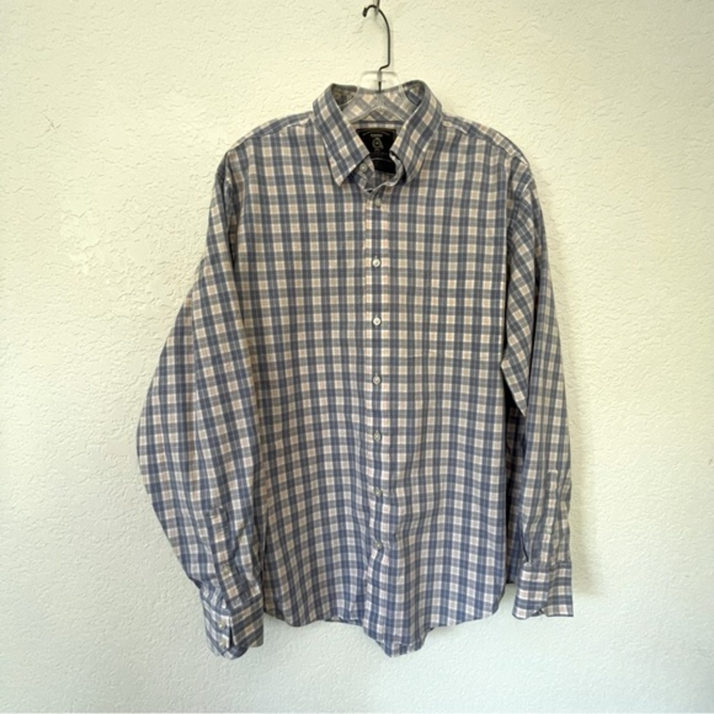 Maker And Company Button Front Shirt Plaid Mens XL Cotton - Picture 1 of 5